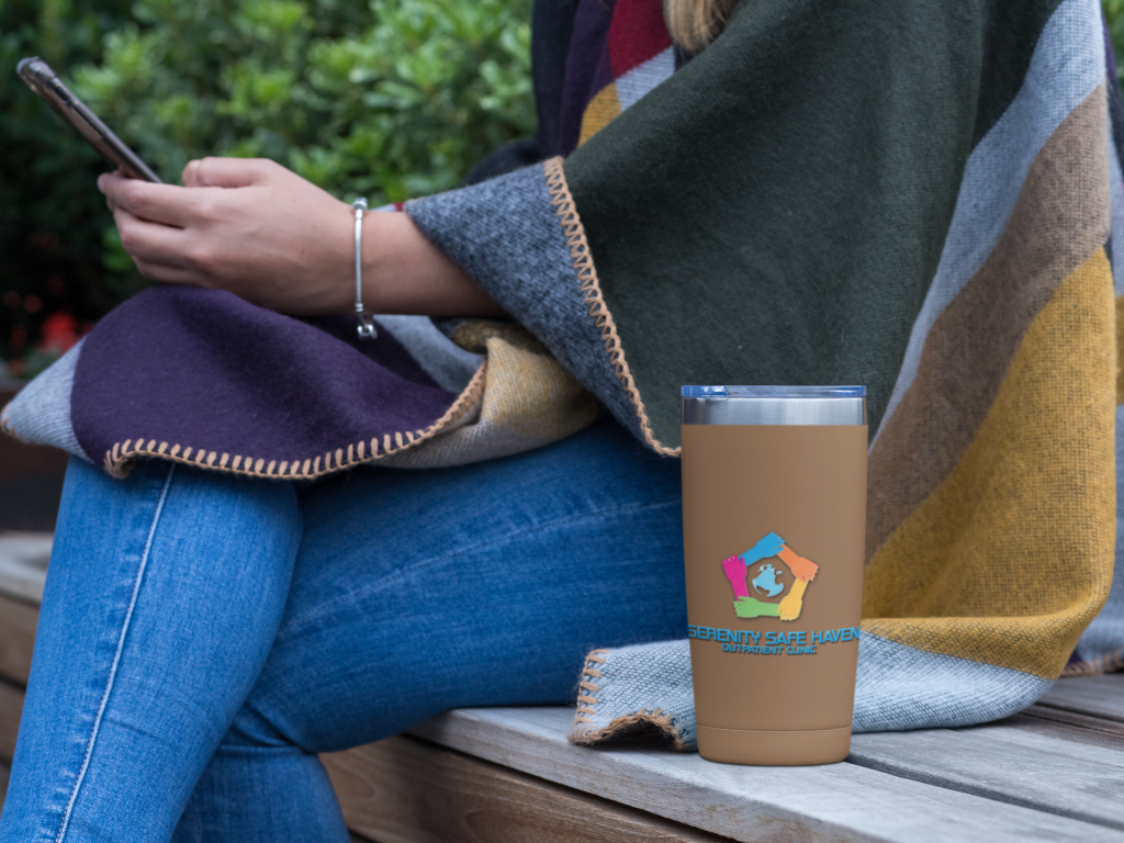 join serenity safe haven for coffee on social